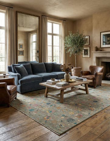 9' 3 x 11' 9 Hand Knotted Ariana Rug