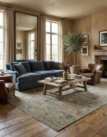 9' 3 x 11' 9 Hand Knotted Ariana Rug