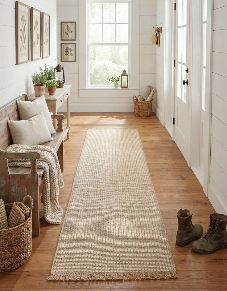 Detail image of 2' 7 x 12' Cottage Farm Runner Rug