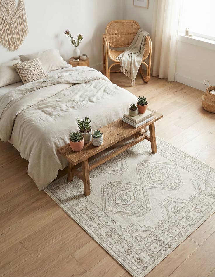 Detail image of  4' x 4' Charlotte Square Rug