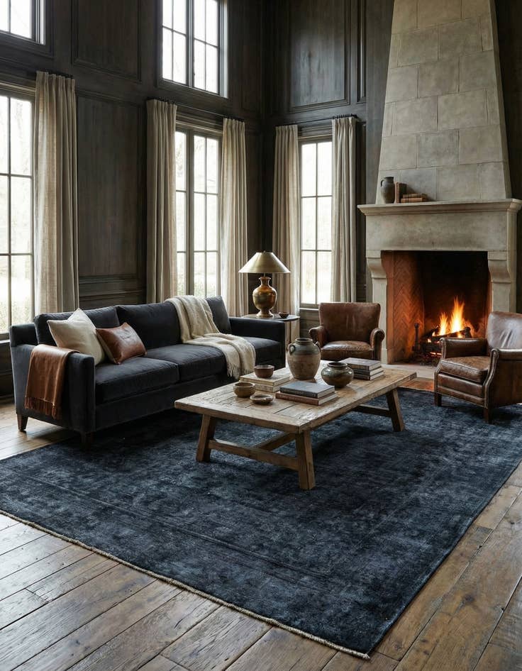 Detail image of 9' 8 x 12' 7  Hand Knotted Ultra Vintage Persian Wool Rug