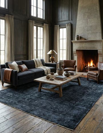 9' 8 x 12' 7 Hand Knotted Ultra Vintage Persian Wool Rug
