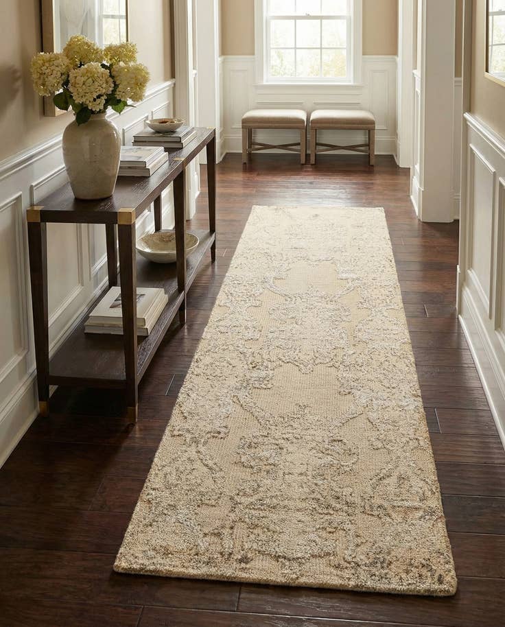 Detail image of 2' 7 x 8' 9 Hand Knotted Darya Runner Rug