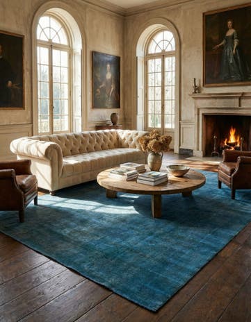 9' 7 x 12' 6 Hand Knotted Ultra Vintage Persian Wool Rug