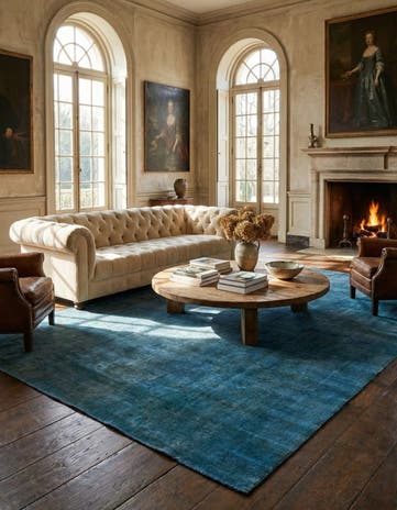 9' 7 x 12' 6 Hand Knotted Ultra Vintage Persian Wool Rug