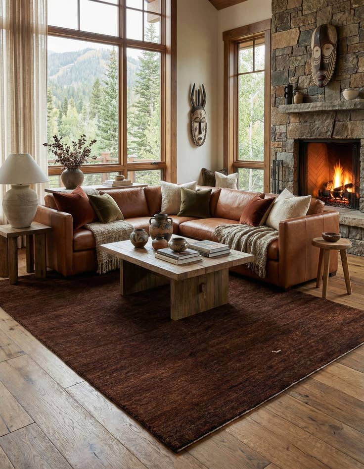 Detail image of 6' 3 x 9' 9 Gabbeh Rug