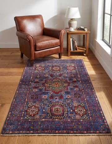 3' 3 x 5' Hand Knotted Mamluk Ziegler Rug