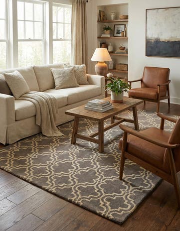 6' 1 x 9' Luna Wool Rug