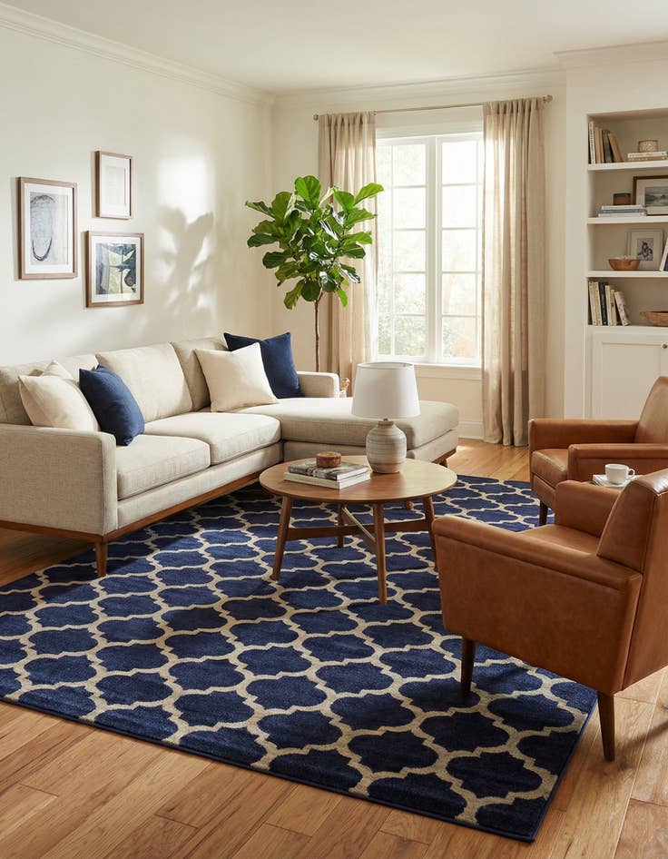 Detail image of 10' x 14' Trellis Rug