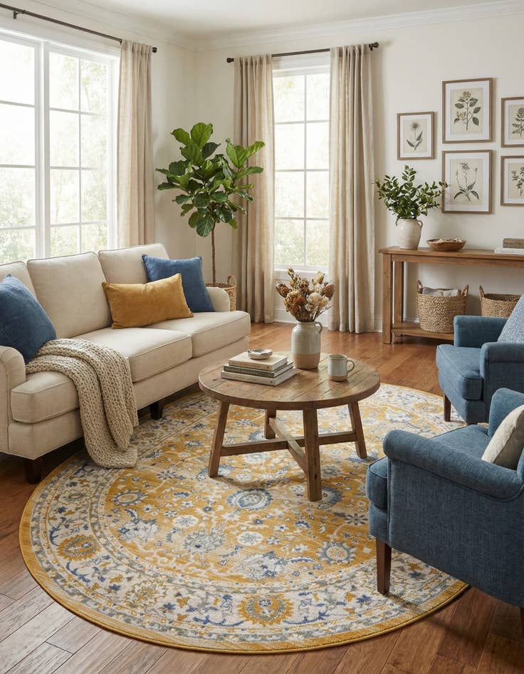 Detail image of 8' x 10' Whitney Oval Rug