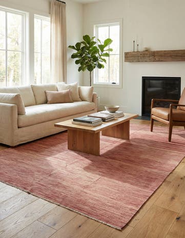 6' 8 x 9' 10 Hand Woven Kilim Modern Wool Rug