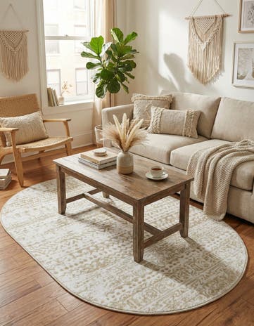 3' 3 x 5' 3 Hermitage Oval Rug