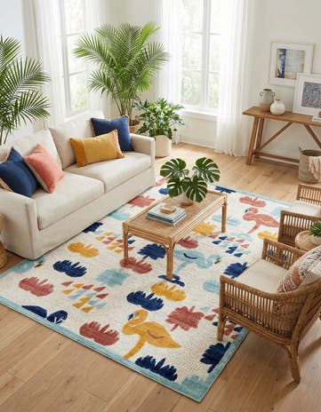 6' x 9' Easy-Clean Belize Indoor / Outdoor Rug