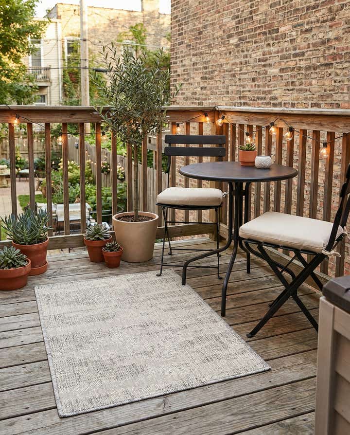 2' x 3' Easy-Clean Modern Indoor / Outdoor Rug