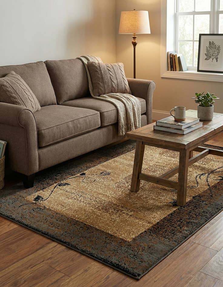 Detail image of 4' x 6' Coffee Shop Rug