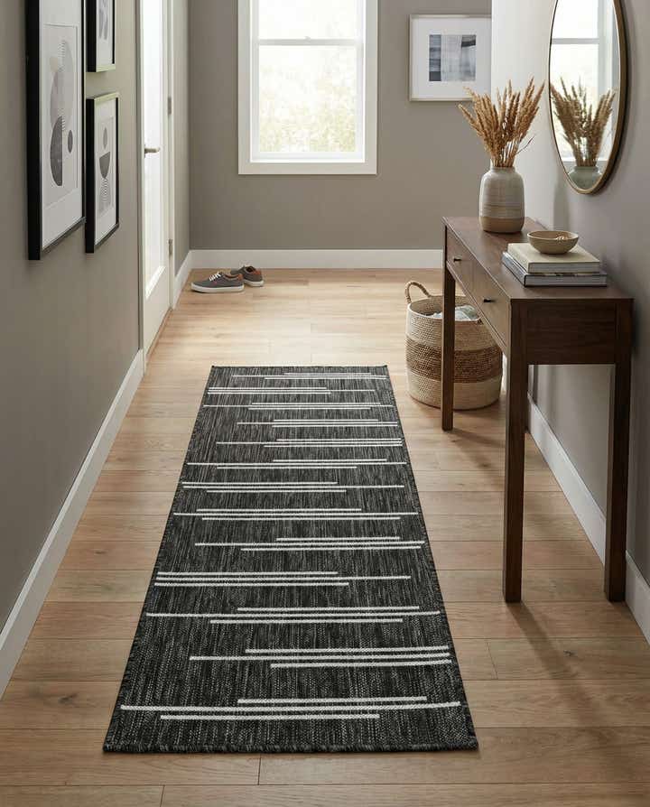 2' x 5' 3 Easy-Clean Modern Indoor / Outdoor Runner Rug