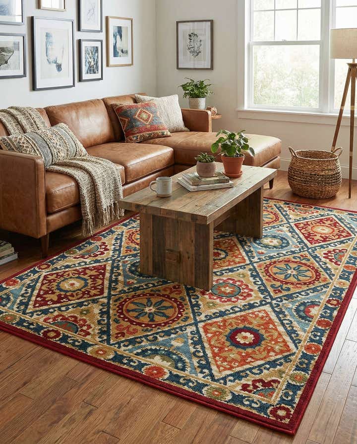 4' x 6' Easy-Clean Modern Indoor / Outdoor Rug