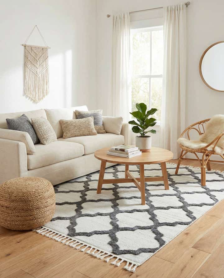 5' 3 x 7' 7 Easy-Clean Indoor / Outdoor Rug
