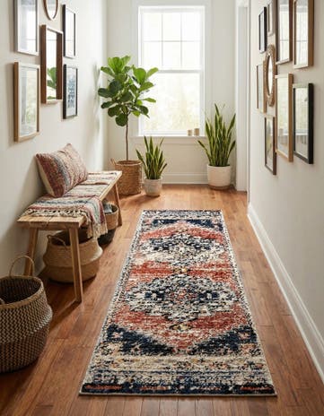 Rust Red Tucson Runner Rug