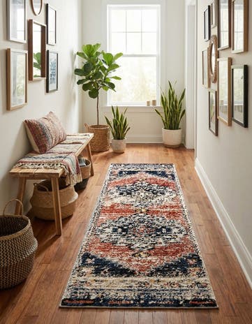 Rust Red Tucson Runner Rug