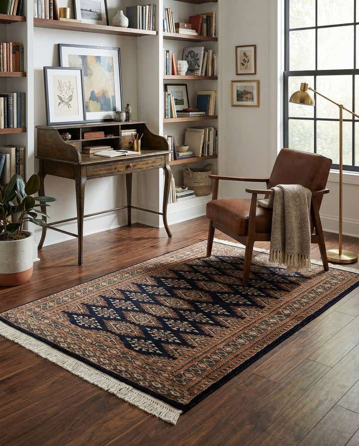 3' x 5' 3 Hand Knotted Bokhara Oriental Rug