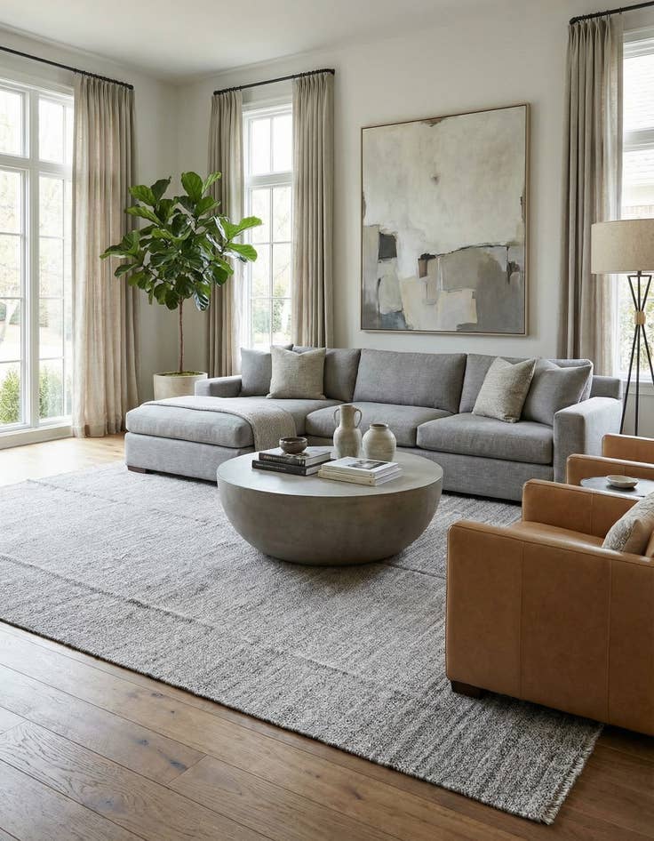 Detail image of 10' 3 x 13' 7  Hand Woven Kilim Modern Wool Rug