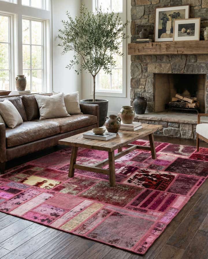 5' 10 x 7' 8 Hand Knotted Ultra Vintage Persian Wool Rug