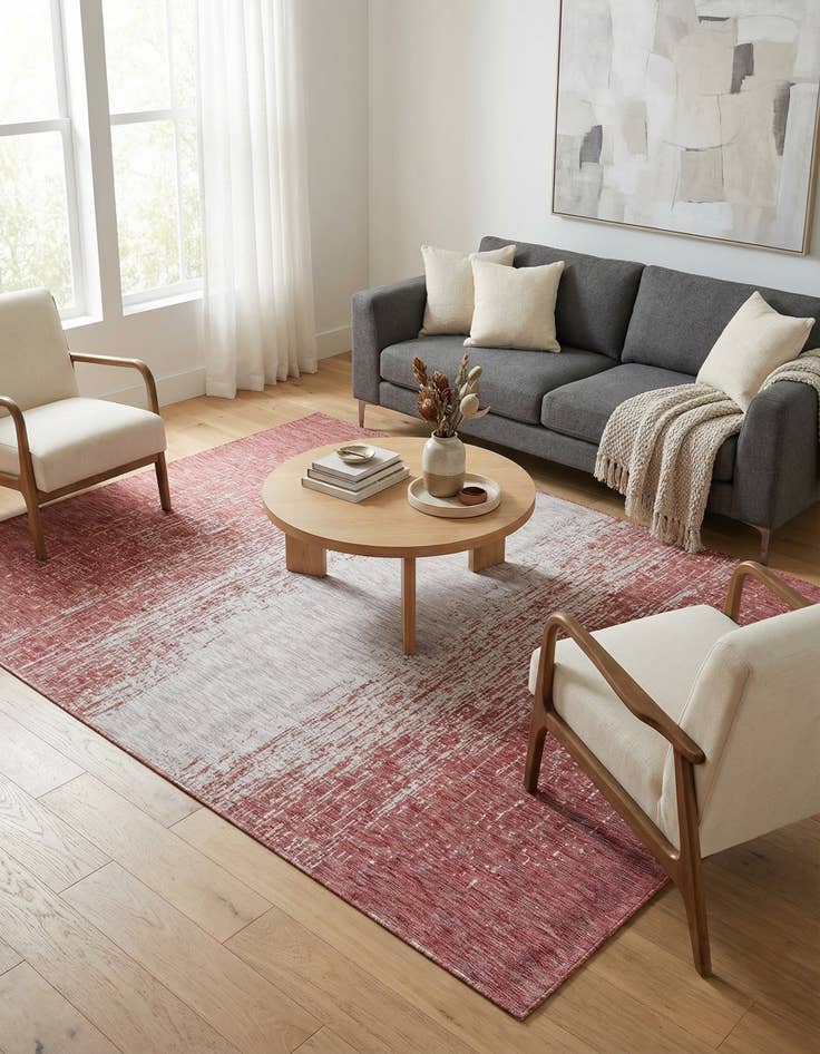 Detail image of  7' x 10'  Washable Modern Indoor / Outdoor Rug