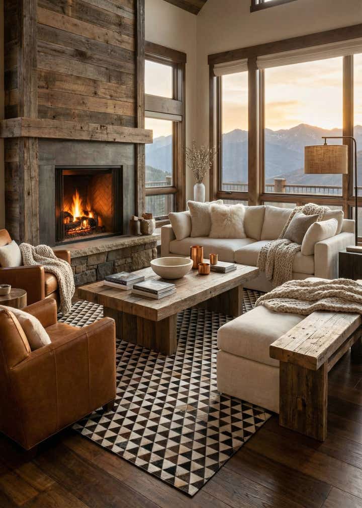 8' x 10' 1 Cowhide Stocks Rug