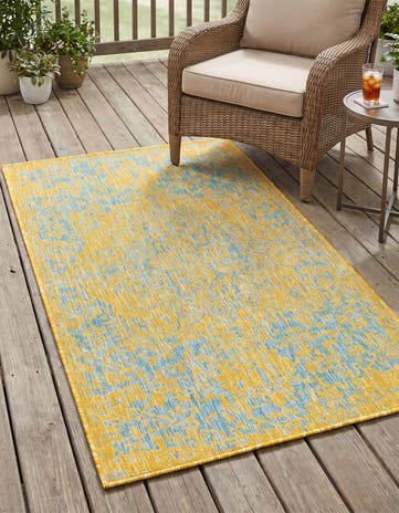 3' x 5' 3 Easy-Clean Jill Zarin Dubai Indoor / Outdoor Rug