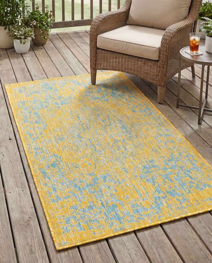 3' x 5' 3 Easy-Clean Jill Zarin Dubai Indoor / Outdoor Rug