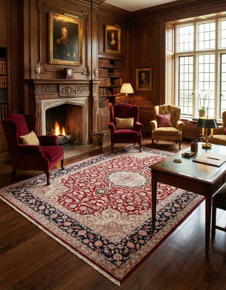 Detail image of 6' 6 x 9' 9 Tabriz Rug