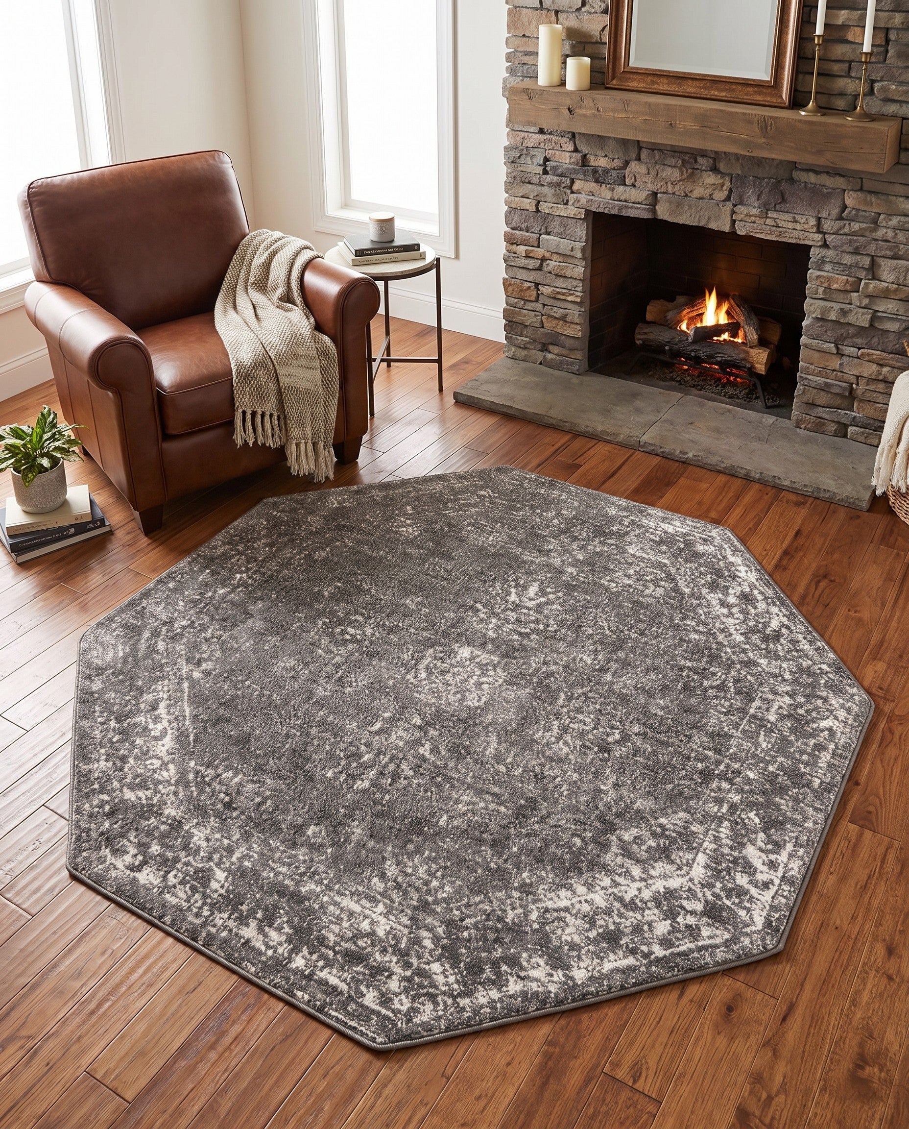 5' 3 x 5' 3 Monte Carlo Octagon Rug