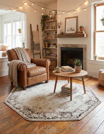 5' 3 x 5' 3 Monte Carlo Octagon Rug