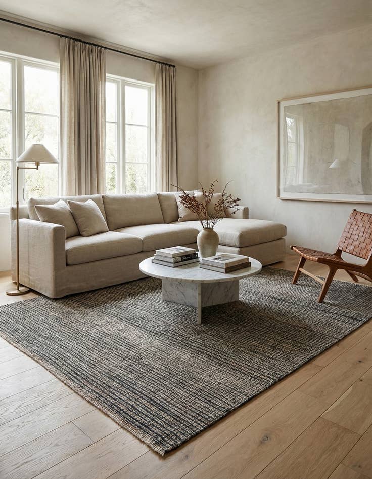 Detail image of  7' 7 x 9' 10  Hand Knotted Darya Wool Rug