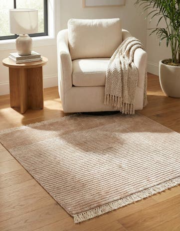 2' 7 x 2' 7 Hand Knotted Darya Wool Square Rug
