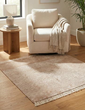 2' 7 x 2' 7 Hand Knotted Darya Wool Square Rug