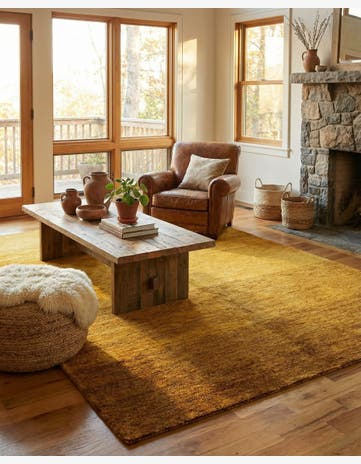 5' 7 x 7' 10 Hand Knotted Kashkuli Gabbeh Wool Rug