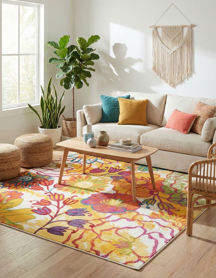 7' 10 x 7' 10 Tuscany Square Rug