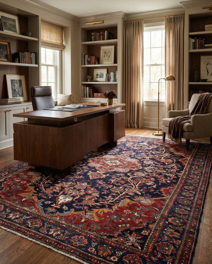 Detail image of 6' 11 x 10' 2 Mehraban Wool Rug