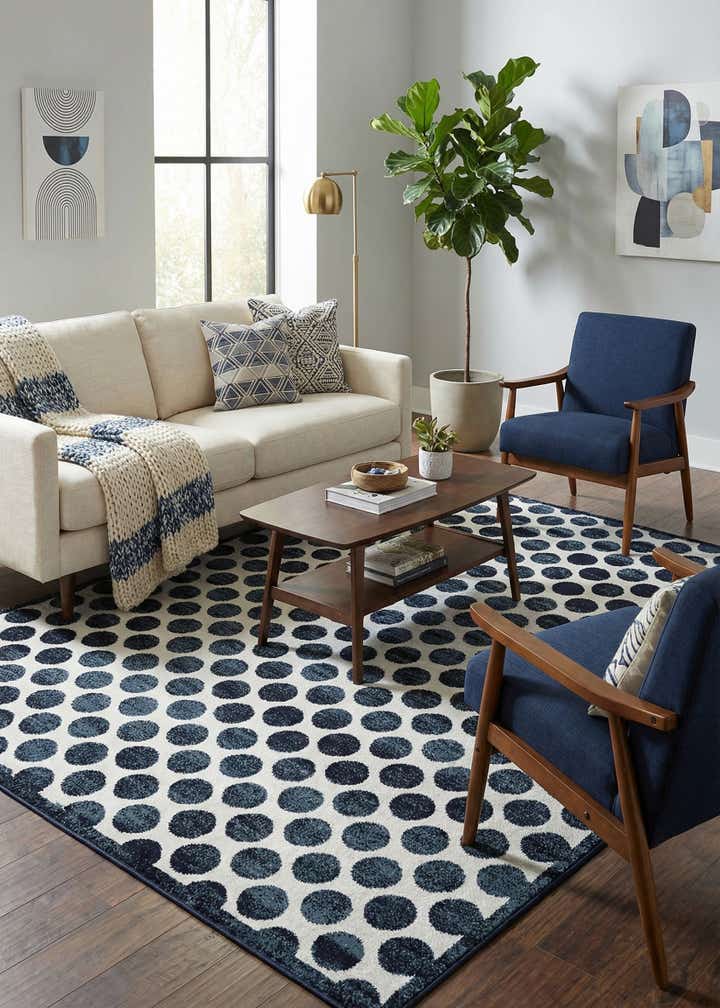 7' 10 x 10' Easy-Clean Sabrina Soto Indoor / Outdoor Rug