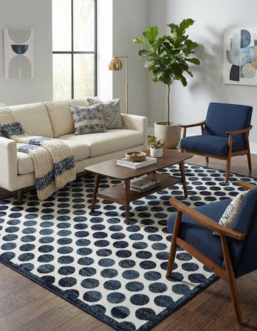 7' 10 x 10' Easy-Clean Sabrina Soto Indoor / Outdoor Rug