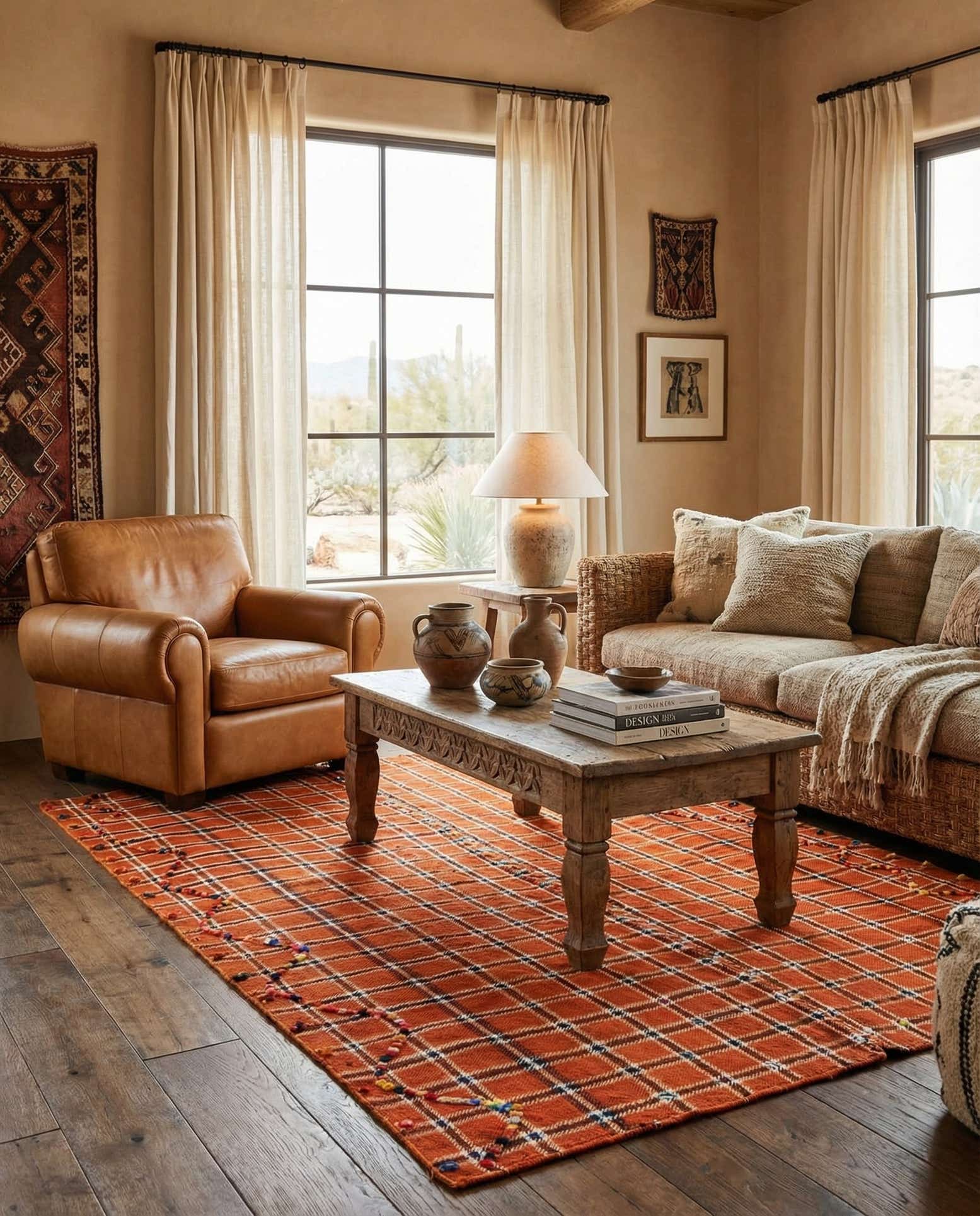 4' 7 x 6' Jajim Rug