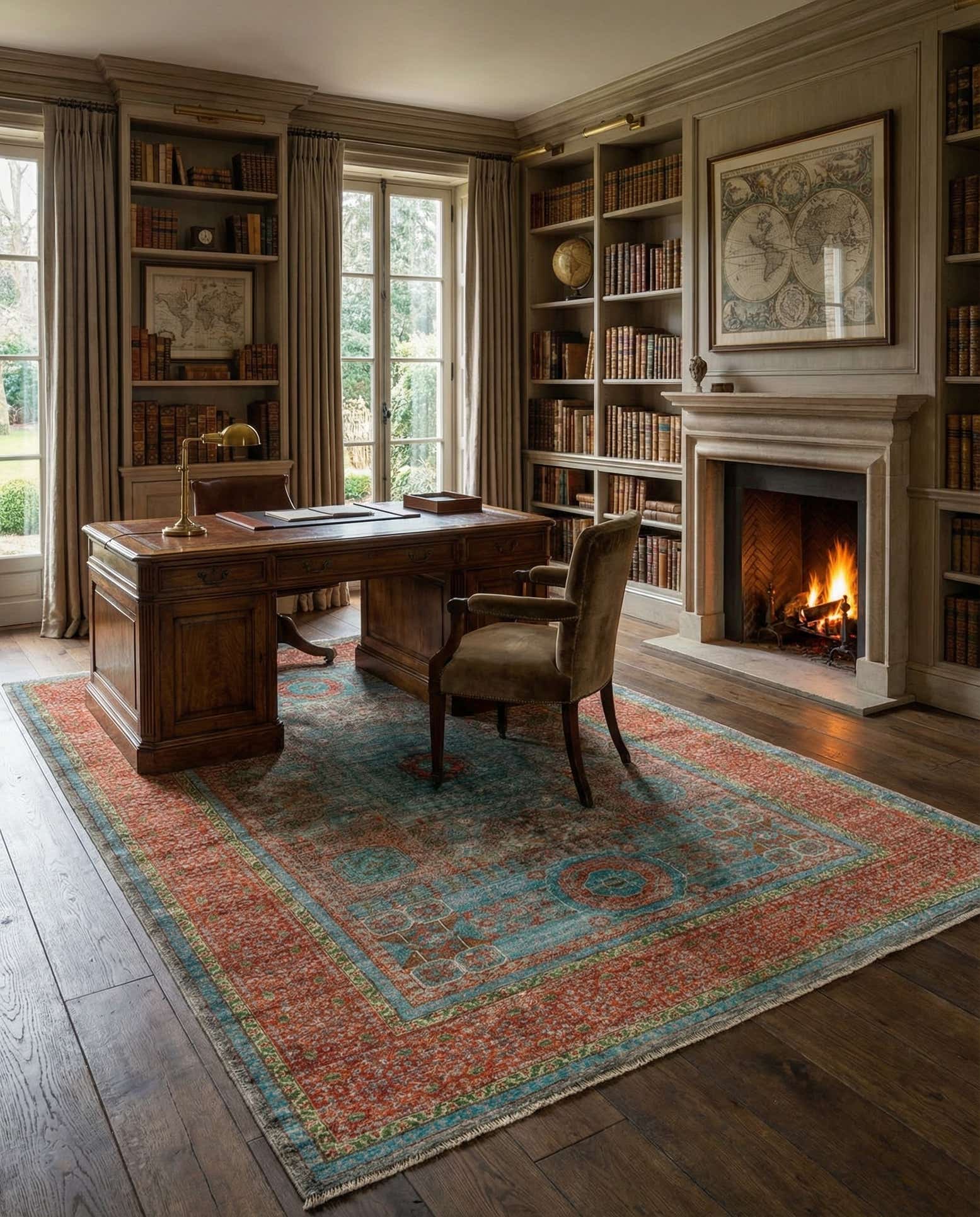5' 10 x 7' 10 Hand Knotted Amina Rug