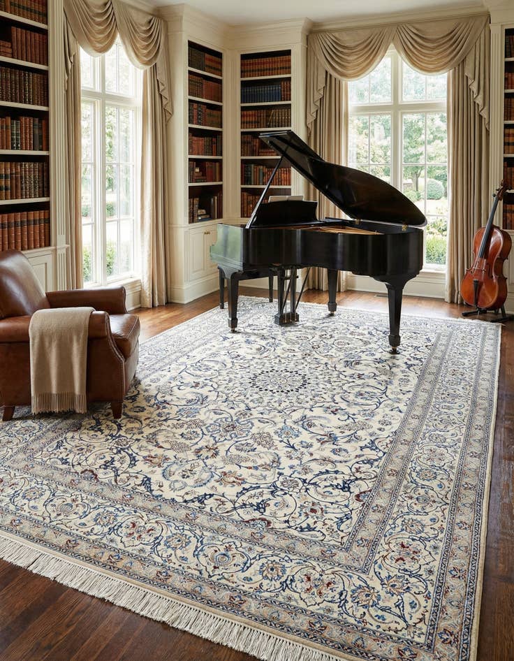 Detail image of 7' 11 x 11' 5 Nain Rug