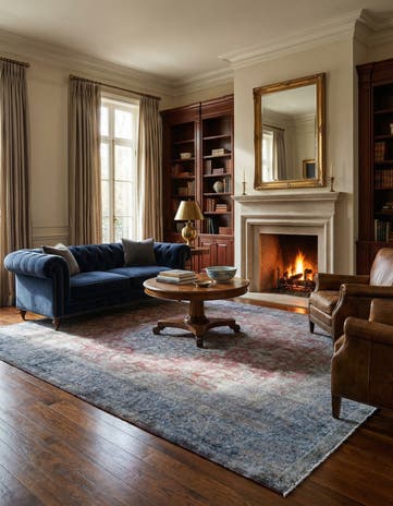 8' 9 x 11' 5 Vintage Royal Wool Rug