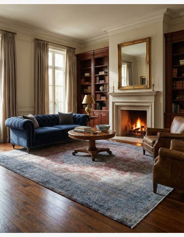 8' 9 x 11' 5 Vintage Royal Wool Rug