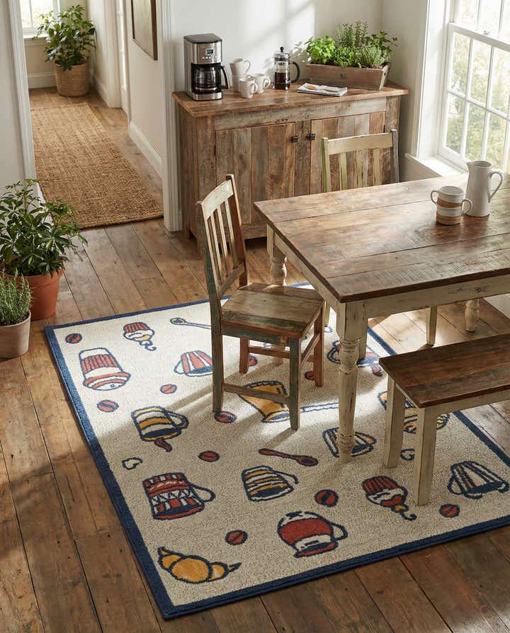 5' x 7' 7 Easy-Clean Indoor / Outdoor Rug