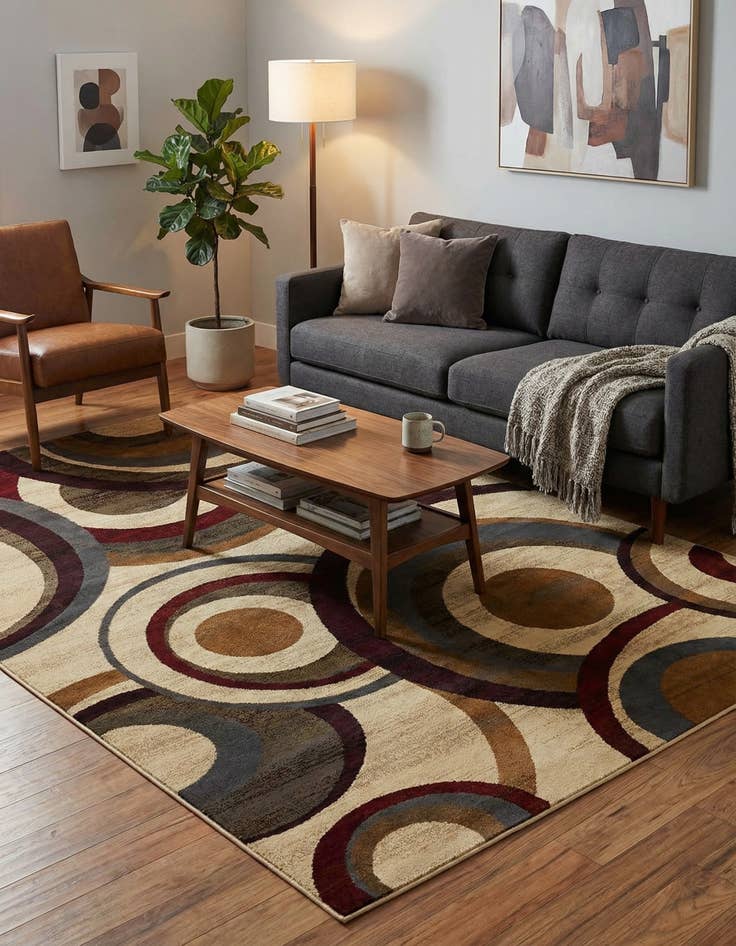 Detail image of 9' x 12' Coffee Shop Rug