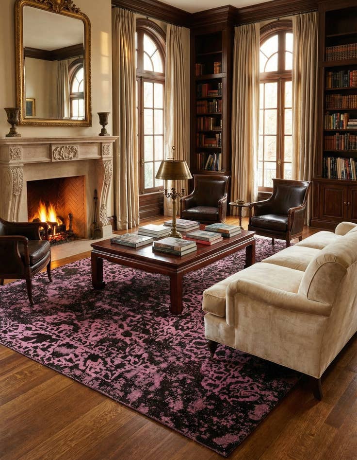 Detail image of 8' 4 x 11' 2 Vintage Royal Wool Rug